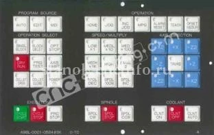 Клавиатура для станков с ЧПУ Fanuc A98L-0001-0524#BK